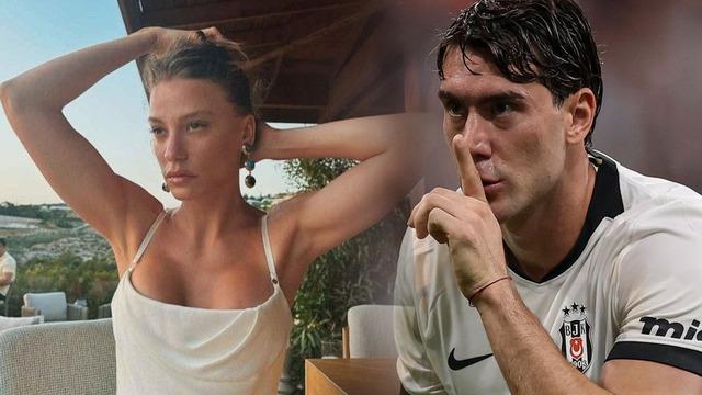 Vlahovic'ten Serenay Sarıkaya'ya dikkat çeken beğeni! Ortalık alev aldı