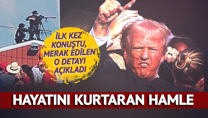 Trump’ı suikasttan kurtaran anlık hamle: Eğer yapmasaydım şimdi ölmüş olurdum!