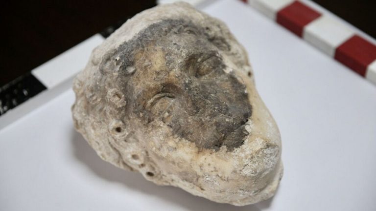 Fethiye Kalesi kazılarında Apollon heykelinin başı bulunmuştur.